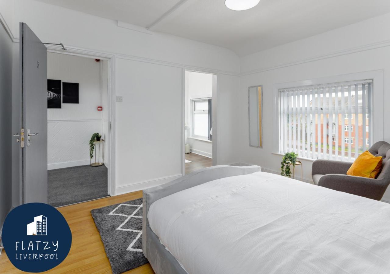 Flatzy - 6 Bed Oasis Close To Football Stadiums Liverpool Exterior foto